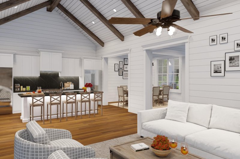 House Blueprint - Interior - Kitchen 1 for Farmhouse House Plan #923-350 - 4 bed, 3.5 bath