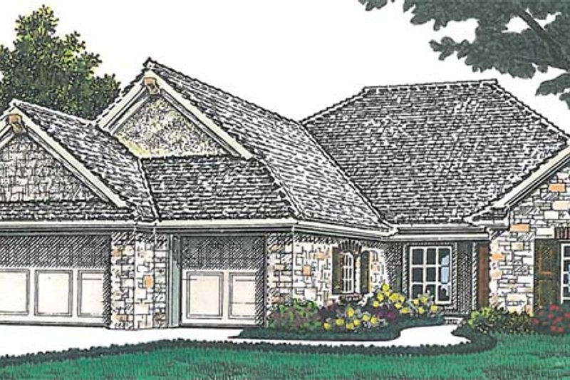 Home Plan - Traditional Exterior - Front Elevation Plan #310-1262
