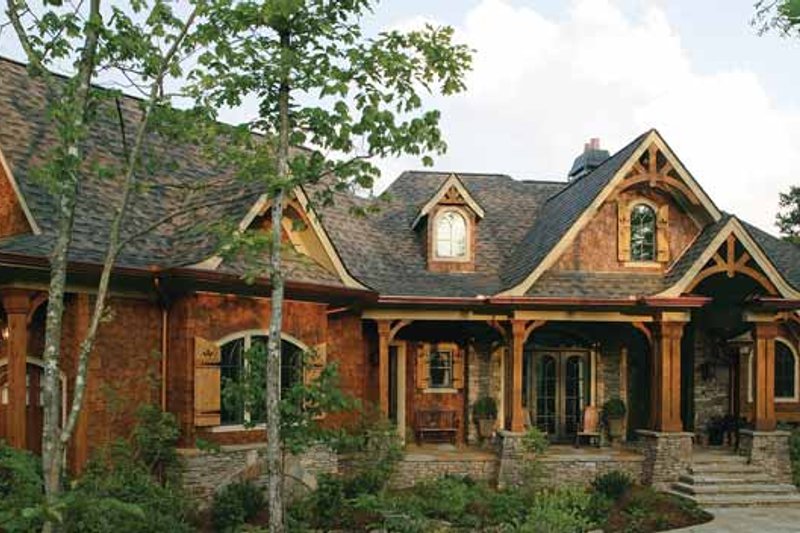 House Plan Design - Craftsman Exterior - Front Elevation Plan #54-338