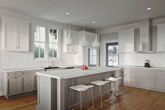 Interior - Kitchen for Craftsman House Plan #1079-2 - 4 bed, 3.5 bath