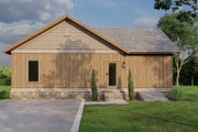 Cabin Style House Plan - 2 Beds 1.5 Baths 1071 Sq/Ft Plan #923-323 