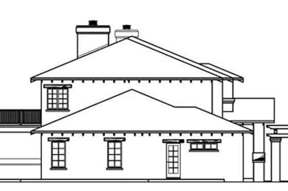 Exterior - Other Elevation for Mediterranean House Plan #124-711 - 5 bed, 4 bath