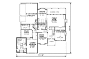 Traditional Style House Plan - 4 Beds 3.5 Baths 4332 Sq/Ft Plan #65-329 