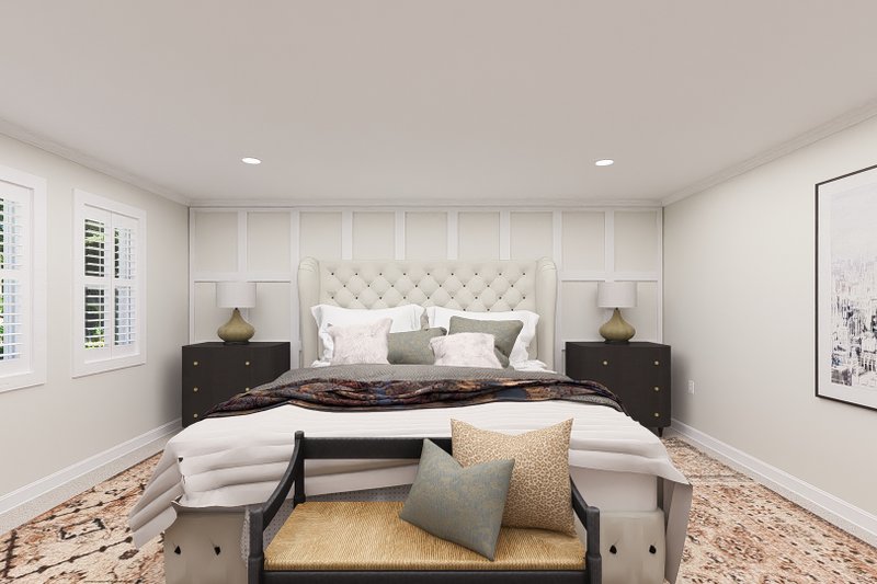 Dream House Plan - Interior - Master Bedroom 1 for Traditional House Plan #1060-189 - 5 bed, 3 bath