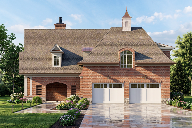 Dream House Plan - Exterior - Front Elevation 4 for Traditional House Plan #54-728, 0 bath