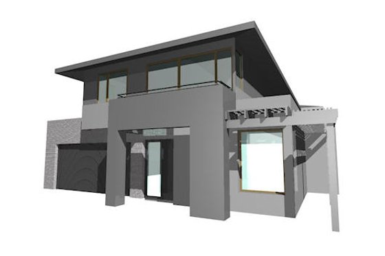 Exterior - Other Elevation 1 for Modern House Plan #496-16 - 4 bed, 2.5 bath