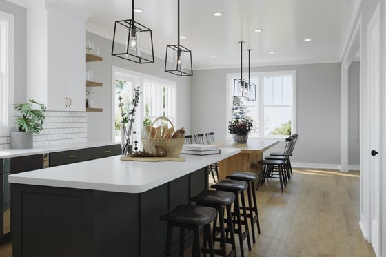 Interior - Kitchen 1 for Craftsman House Plan #461-50 - 3 bed, 2.5 bath