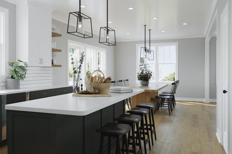 Home Plan - Interior - Kitchen 1 for Craftsman House Plan #461-50 - 3 bed, 2.5 bath