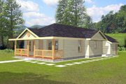 Country Style House Plan - 3 Beds 1 Baths 1192 Sq/Ft Plan #117-143 