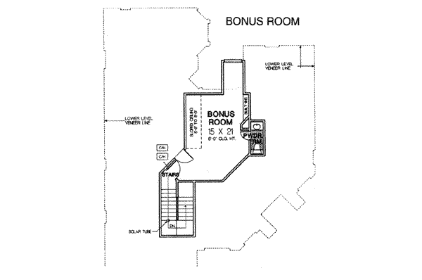 Colonial Floor Plan - Other Floor Plan #310-541