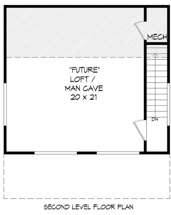 Home Plan - Colonial Floor Plan - Upper Floor Plan #932-131