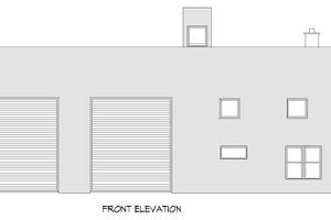 Exterior - Front Elevation 3 for Mediterranean House Plan #932-337 - 1 bed, 1 bath