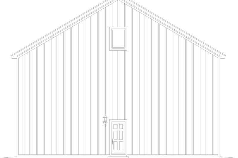 House Blueprint - Exterior - Other Elevation 1 for Barndominium House Plan #932-1459 - 2 bed, 2.5 bath