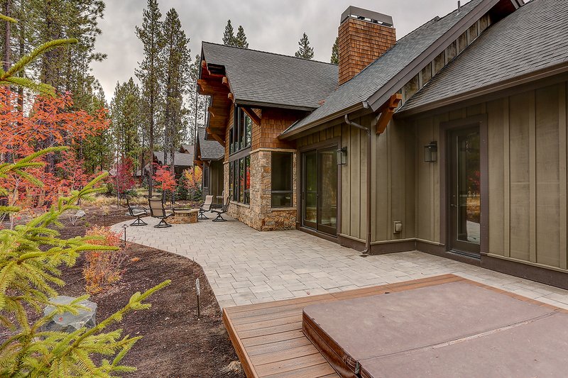 Architectural House Design - Exterior - Rear Elevation 3 for Craftsman House Plan #892-28 - 4 bed, 5.5 bath