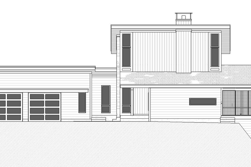 House Blueprint - Exterior - Other Elevation 1 for Modern House Plan #901-161 - 5 bed, 3.5 bath