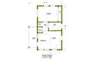 Traditional Style House Plan - 1 Beds 1 Baths 495 Sq/Ft Plan #1106-190 Floor 