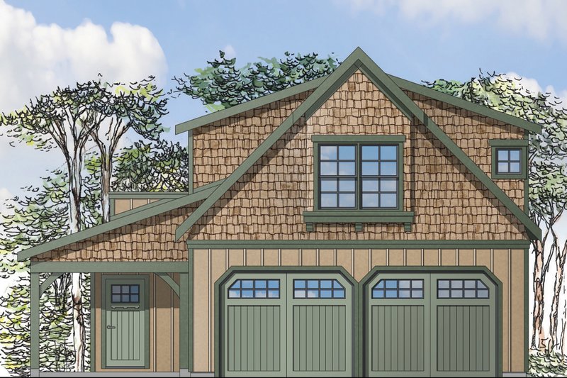 Home Plan - Craftsman Exterior - Front Elevation Plan #124-935