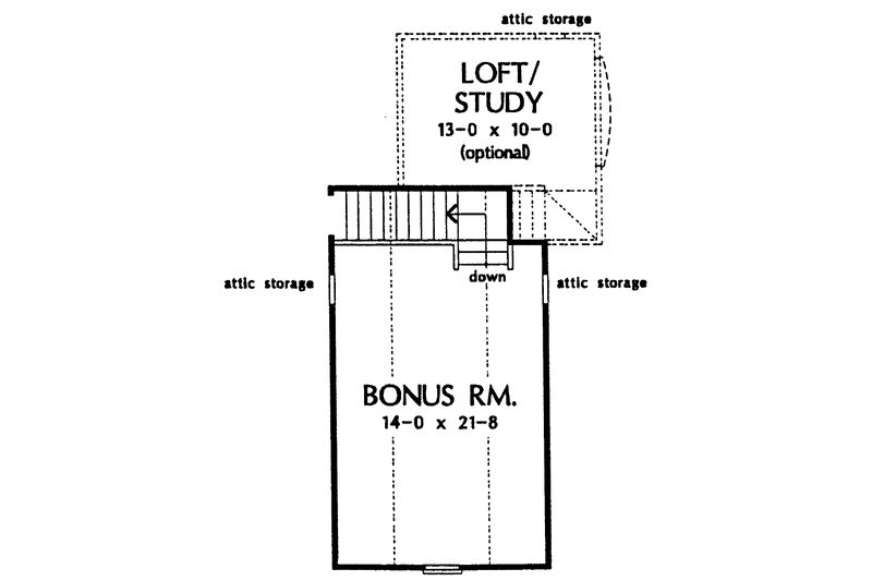 House Plan Design - Floor Plan - Other Floor for Ranch House Plan #929-338 - 3 bed, 2 bath