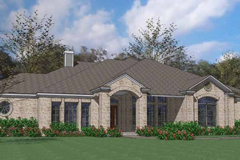 Dream House Plan - Country Exterior - Front Elevation Plan #120-202