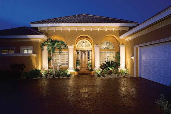 Exterior - Front Elevation 4 for Mediterranean House Plan #930-60 - 3 bed, 2.5 bath
