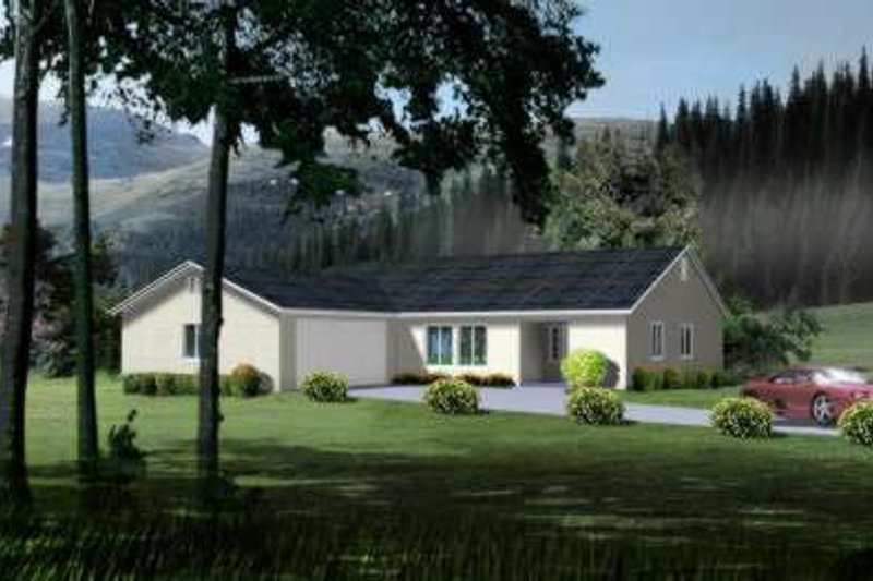 Ranch Style House Plan - 3 Beds 2 Baths 1917 Sq/Ft Plan #1-419