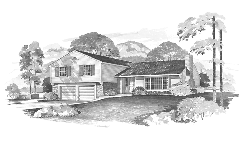 House Design - Contemporary Exterior - Front Elevation Plan #72-576
