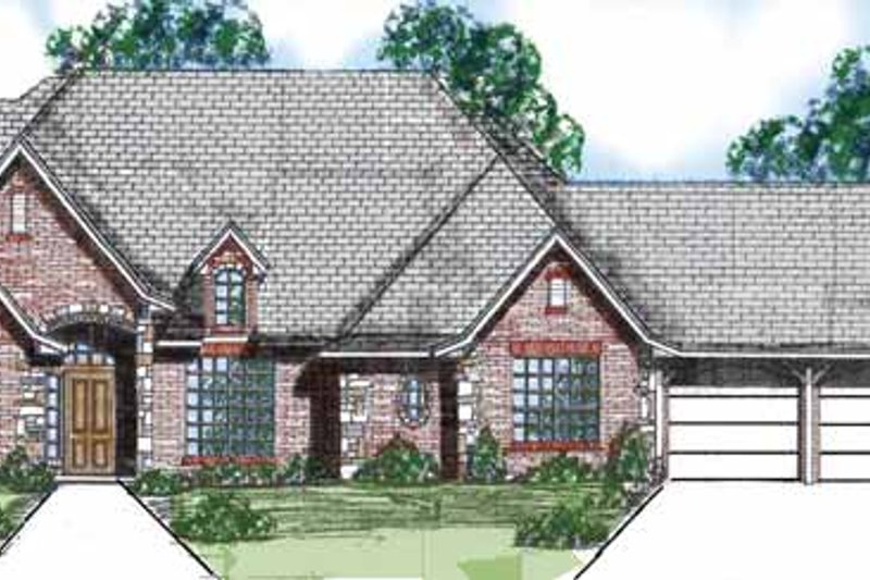 Dream House Plan - Traditional Exterior - Front Elevation Plan #52-285