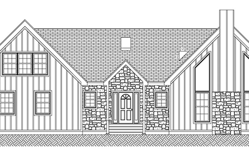 Dream House Plan - Exterior - Front Elevation 5 for Country House Plan #1061-36 - 4 bed, 2.5 bath