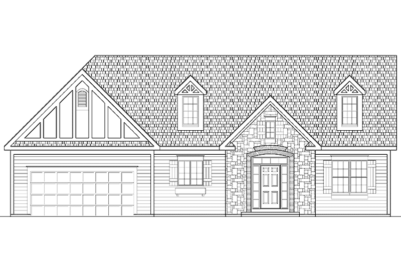 Home Plan - Exterior - Front Elevation 3 for Colonial House Plan #328-359 - 3 bed, 2.5 bath