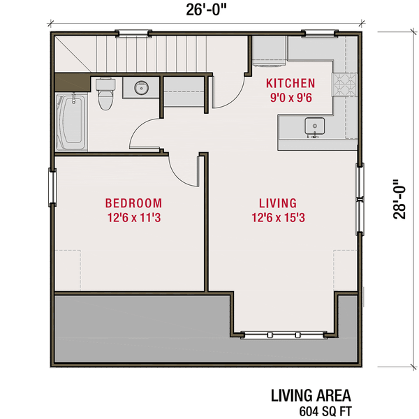 House Blueprint - Country Floor Plan - Upper Floor Plan #461-105