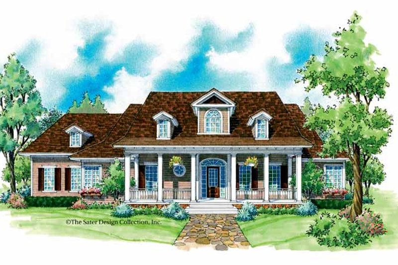Home Plan - Colonial Exterior - Front Elevation Plan #930-225