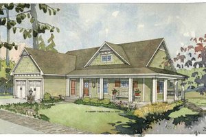 Craftsman Exterior - Front Elevation Plan #928-78