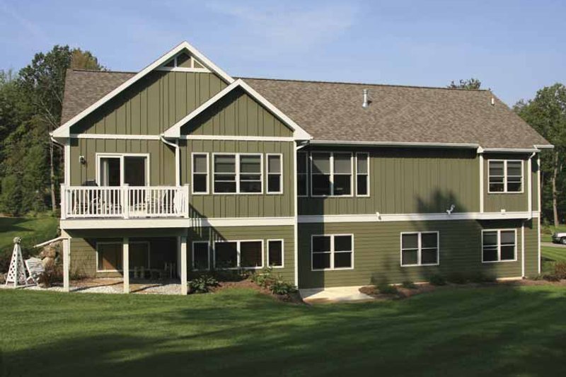 Home Plan - Exterior - Rear Elevation 1 for Craftsman House Plan #928-129 - 3 bed, 2.5 bath