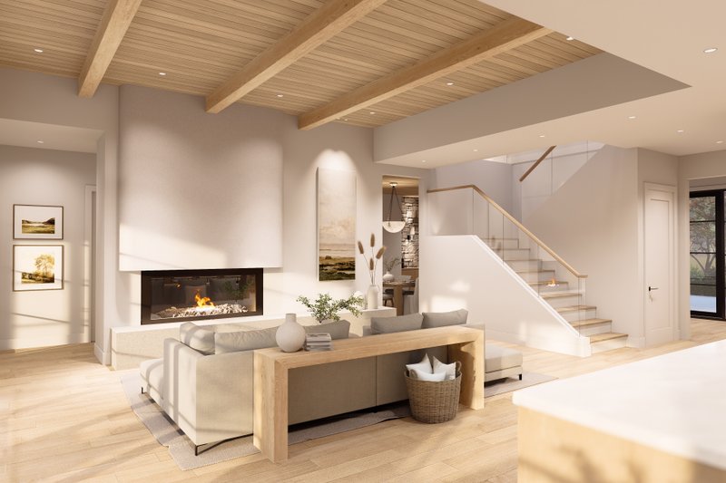 House Blueprint - Interior - Family Room for Farmhouse House Plan #1114-15 - 5 bed, 5.5 bath