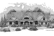 Craftsman Style House Plan - 4 Beds 3 Baths 3805 Sq/Ft Plan #929-444 