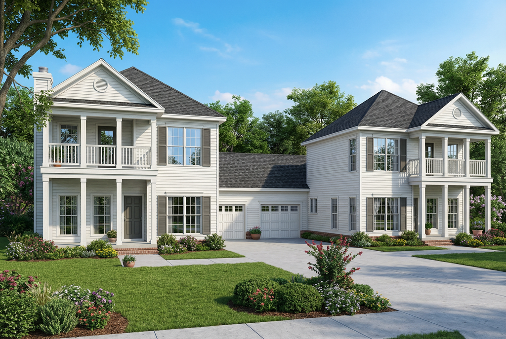 Exterior - Front Elevation 2 for Southern House Plan #17-655 - 6 bed, 4.5 bath
