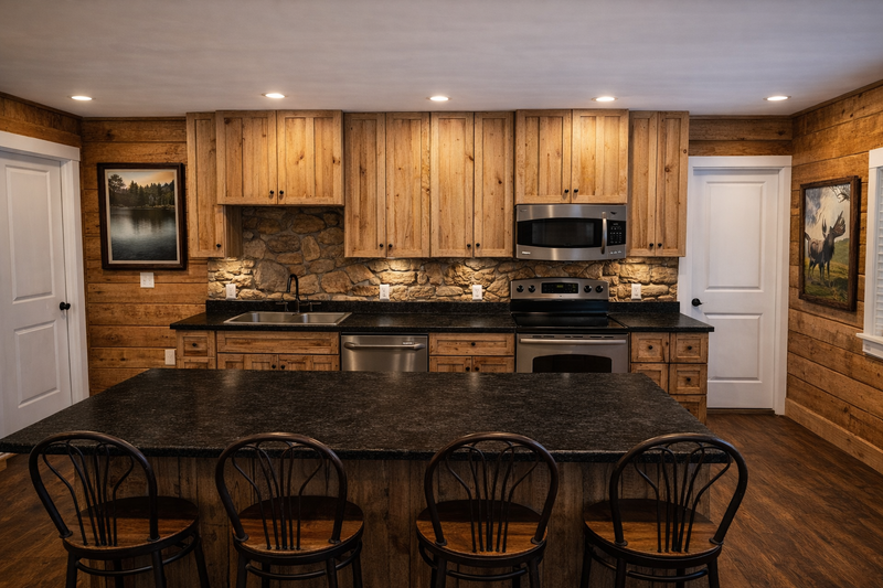 Architectural House Design - Interior - Kitchen 1 for Cabin House Plan #1060-450 - 2 bed, 2 bath