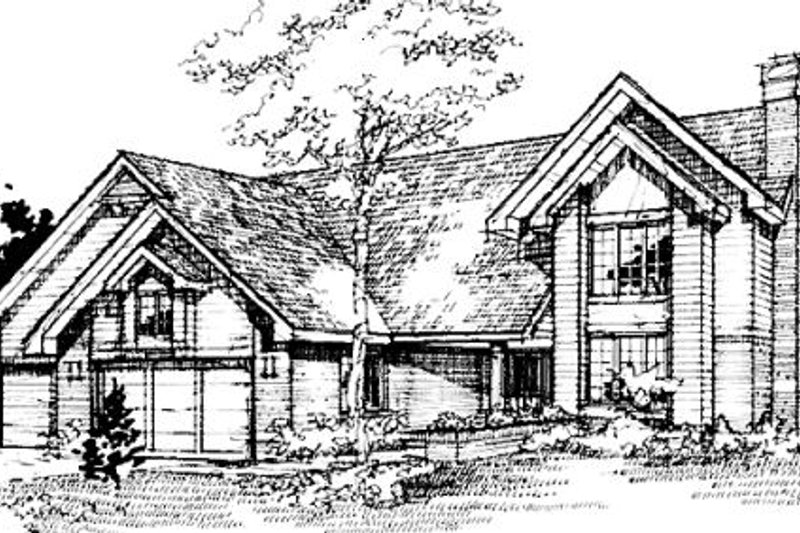 House Plan Design - Traditional Exterior - Front Elevation Plan #320-361