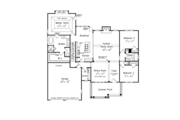 Colonial Style House Plan - 3 Beds 2 Baths 1779 Sq/Ft Plan #927-669 