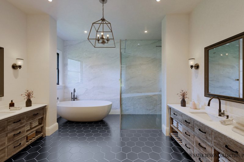 House Plan Design - Interior - Master Bathroom for Farmhouse House Plan #930-554 - 3 bed, 3.5 bath
