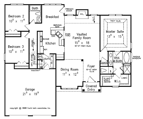 Home Plan - Country Floor Plan - Main Floor Plan #927-395