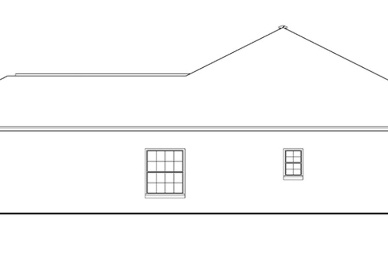 Home Plan - Exterior - Other Elevation for Mediterranean House Plan #1058-77 - 4 bed, 2 bath