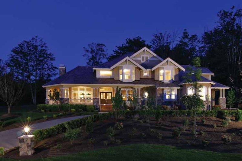 Home Plan - Exterior - Front Elevation 10 for Craftsman House Plan #132-241 - 4 bed, 3.5 bath
