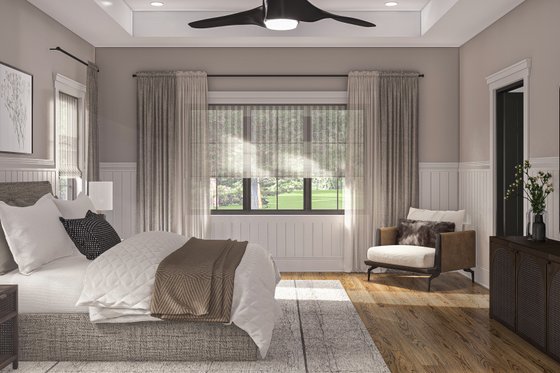 Interior - Master Bedroom for Colonial House Plan #455-467 - 3 bed, 3.5 bath