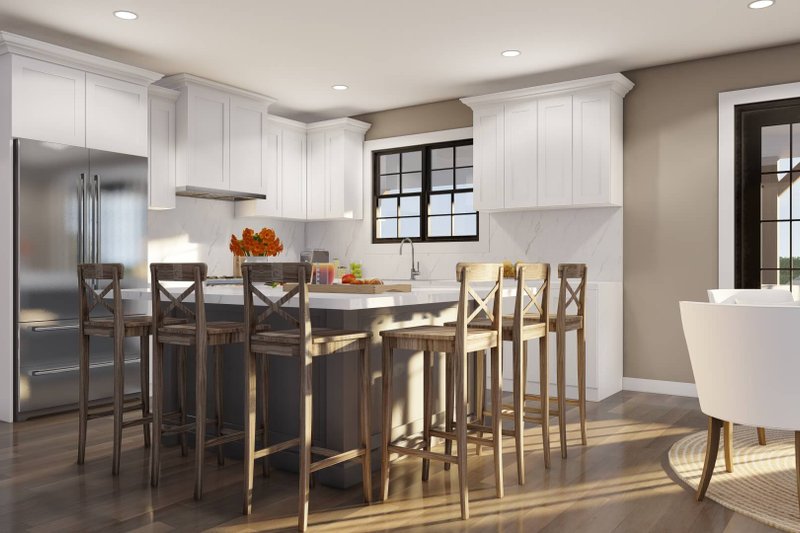Architectural House Design - Interior - Kitchen for Country House Plan #17-2612 - 3 bed, 2 bath