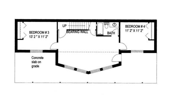 House Design - Craftsman Floor Plan - Lower Floor Plan #117-843