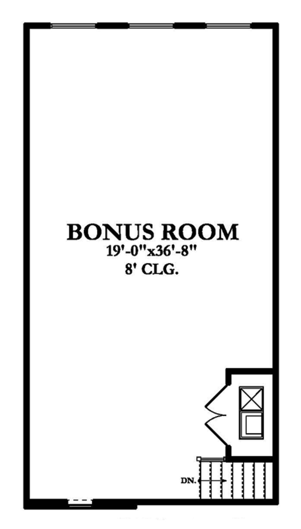 Country Floor Plan - Upper Floor Plan #1058-114