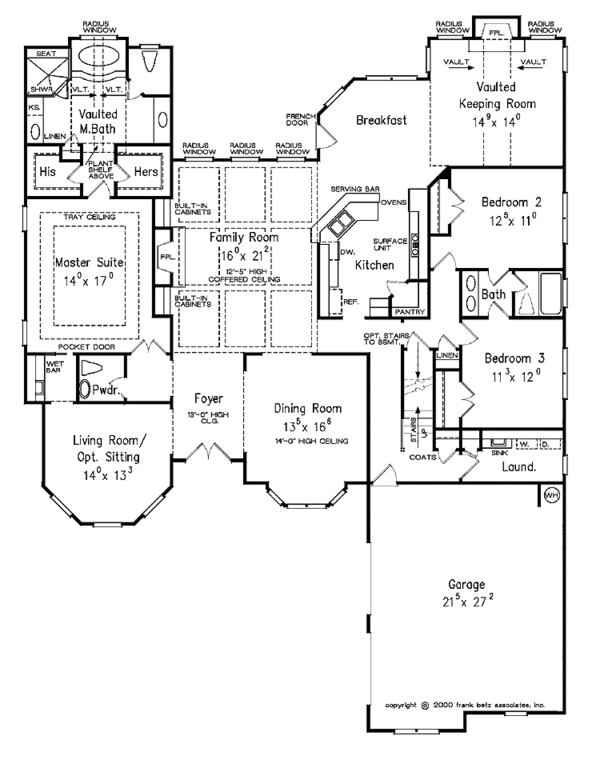 House Plan Design - European Floor Plan - Main Floor Plan #927-592