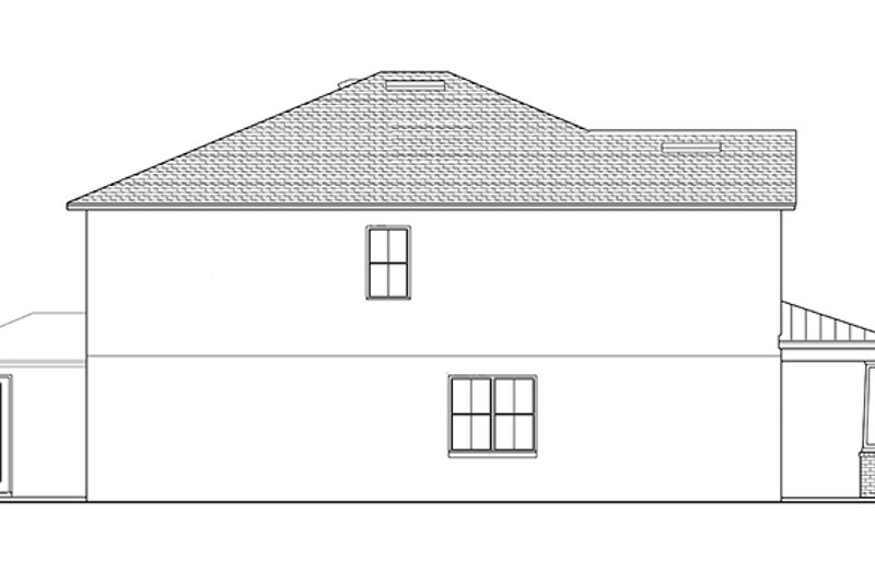 Dream House Plan - Exterior - Other Elevation 1 for Craftsman House Plan #1058-69 - 4 bed, 3 bath