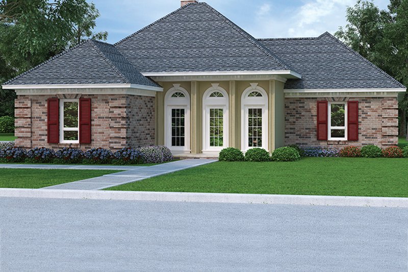Home Plan - Country Exterior - Front Elevation Plan #45-478